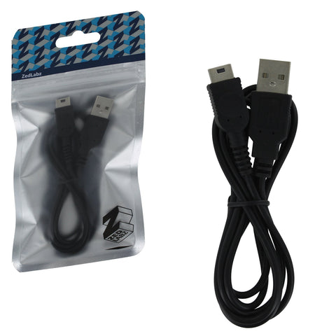 Charging cable for GameBoy Micro Nintendo 1.2m USB adapter lead compatible replacement | ZedLabz - 1