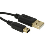 Charging cable for Nintendo 3DS, 2DS & DSi gold 1.2M USB adapter lead replacement | ZedLabz - 5