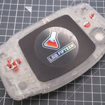 Hand cast custom resin buttons for Nintendo Game Boy Advance - Pokeball | Lab Fifteen Co