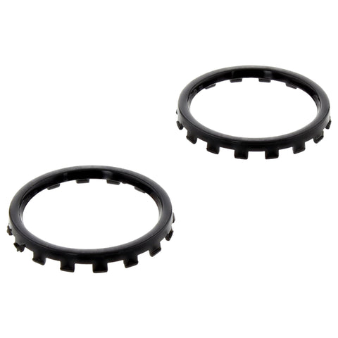 Chrome analog thumbstick rings for Xbox One Elite controller trim 2 pack | ZedLabz / Black - 1