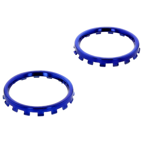 Chrome analog thumbstick rings for Xbox One Elite controller trim 2 pack | ZedLabz / Blue - 1