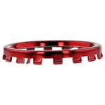 Chrome analog thumbstick rings for Xbox One Elite controller trim 2 pack | ZedLabz / Red - 2