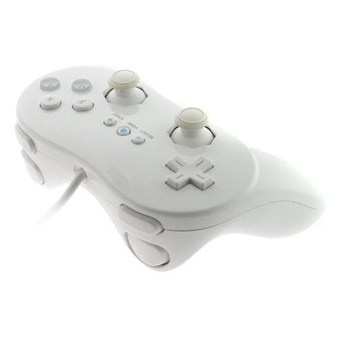 Classic Pro Controller For Nintendo Wii Remote Wireless joypad gamepad - White | ZedLabz - 2