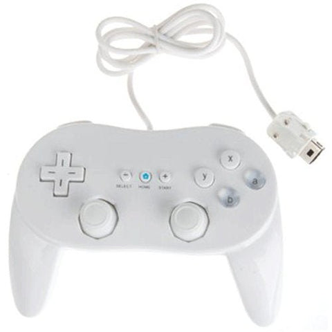 Classic Pro Controller For Nintendo Wii Remote Wireless joypad gamepad - White | ZedLabz - 1