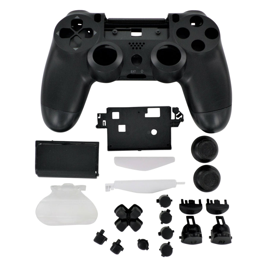 Complete housing shell for PS4 Slim Pro controller ZCT2 JDM - 040 replacement - Black | ZedLabz - 1