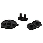 Conductive Silicone Button Contacts For Nintendo Game Boy Advance - Black | ZedLabz - 1