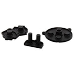 Conductive Silicone Button Contacts For Nintendo Game Boy Advance - Black | ZedLabz - 2