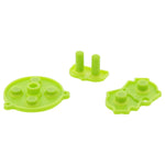 Conductive Silicone Button Contacts For Nintendo Game Boy Advance - Green | ZedLabz - 1