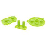 Conductive Silicone Button Contacts For Nintendo Game Boy Advance - Green | ZedLabz - 2