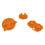 Conductive Silicone Button Contacts For Nintendo Game Boy Advance - Light Orange | ZedLabz - 2