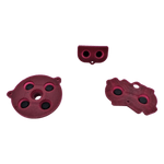 Conductive Silicone Button Contacts For Nintendo Game Boy Advance - Maroon Red | ZedLabz - 7