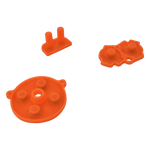 Conductive Silicone Button Contacts For Nintendo Game Boy Advance - Orange | ZedLabz - 5