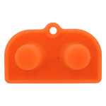 Conductive Silicone Button Contacts For Nintendo Game Boy Advance - Orange | ZedLabz - 10