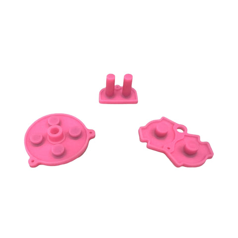 Conductive Silicone Button Contacts For Nintendo Game Boy Advance - Pink | ZedLabz - 1