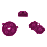 Conductive Silicone Button Contacts For Nintendo Game Boy Advance - Plum Purple | ZedLabz - 4