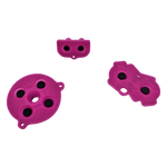 Conductive Silicone Button Contacts For Nintendo Game Boy Advance - Plum Purple | ZedLabz - 5