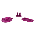 Conductive Silicone Button Contacts For Nintendo Game Boy Advance - Plum Purple | ZedLabz - 3