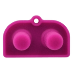 Conductive Silicone Button Contacts For Nintendo Game Boy Advance - Plum Purple | ZedLabz - 9