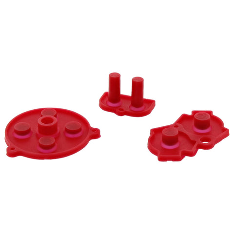 Conductive Silicone Button Contacts For Nintendo Game Boy Advance - Red | ZedLabz - 1