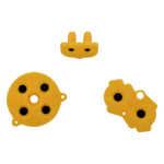 Conductive Silicone Button Contacts For Nintendo Game Boy Advance - Yellow | ZedLabz - 7