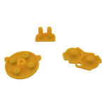 Conductive Silicone Button Contacts For Nintendo Game Boy Advance - Yellow | ZedLabz - 2