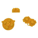 Conductive Silicone Button Contacts For Nintendo Game Boy Advance - Yellow | ZedLabz - 4