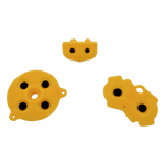 Conductive Silicone Button Contacts For Nintendo Game Boy Advance - Yellow | ZedLabz - 6