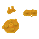 Conductive Silicone Button Contacts For Nintendo Game Boy Advance - Yellow | ZedLabz - 5