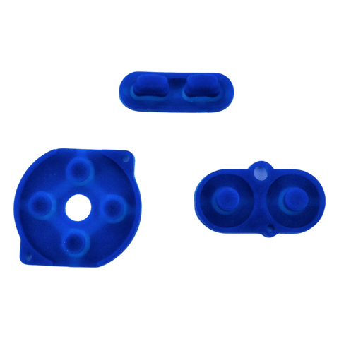 Conductive Silicone Button Contacts Kit For Nintendo Game Boy Color - Blue | ZedLabz - 2