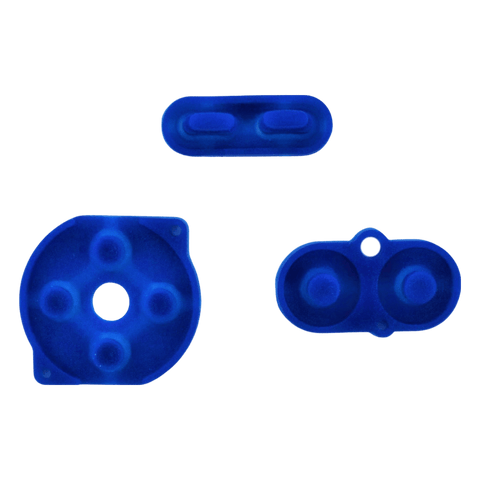 Conductive Silicone Button Contacts Kit For Nintendo Game Boy Color - Blue | ZedLabz - 1