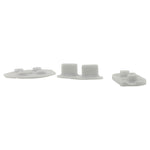 Conductive Silicone Button Contacts Kit For Nintendo Game Boy DMG - 01 - White | ZedLabz - 3