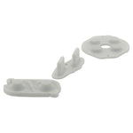 Conductive Silicone Button Contacts Kit For Nintendo Game Boy DMG - 01 - White | ZedLabz - 4