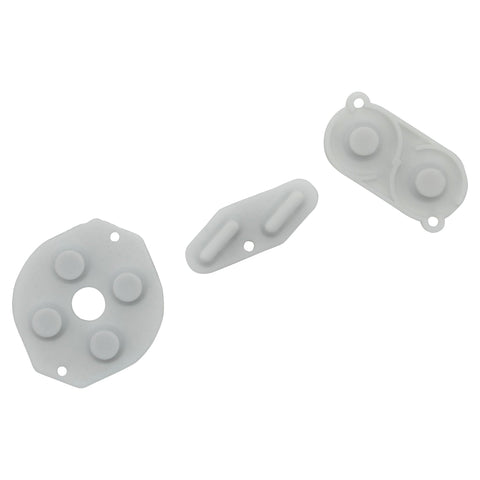 Conductive Silicone Button Contacts Kit For Nintendo Game Boy DMG - 01 - White | ZedLabz - 2