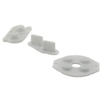 Conductive Silicone Button Contacts Kit For Nintendo Game Boy DMG - 01 - White | ZedLabz - 5