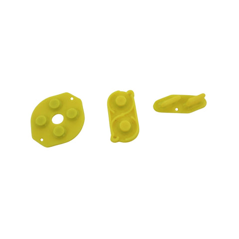 Conductive Silicone Button Contacts Kit For Nintendo Game Boy DMG - 01 - Yellow | ZedLabz - 2