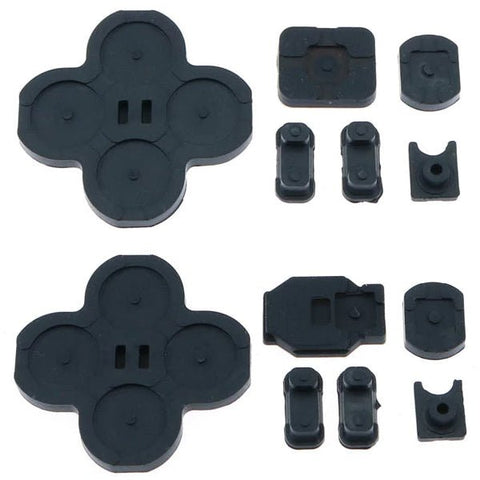 Conductive Silicone Button Membrane Set For Nintendo Switch Joy - Cons - Black | ZedLabz - 1