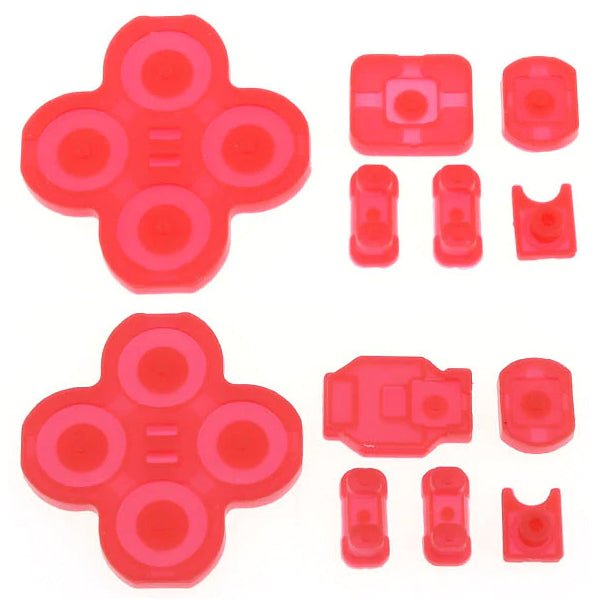 Conductive Silicone Button Membrane Set For Nintendo Switch Joy - Cons - Red | ZedLabz - 1