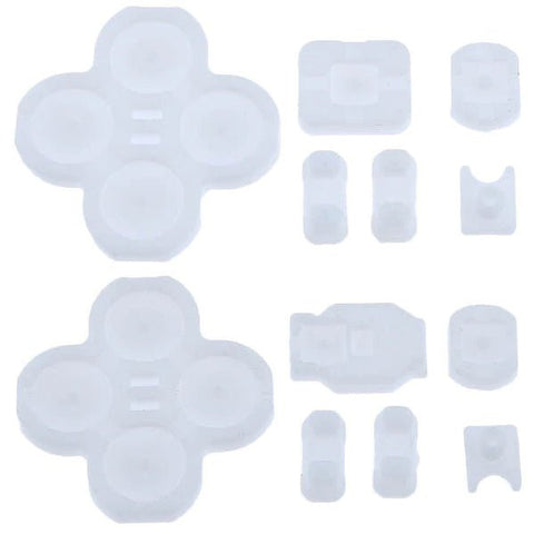 Conductive Silicone Button Membrane Set For Nintendo Switch Joy - Cons - White | ZedLabz - 1