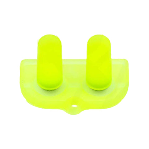 Conductive Silicone Rubber Start/Select Button For Nintendo Game Boy Advance - Neon Yellow | Retro Modding - 1