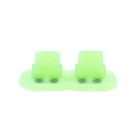 Conductive Silicone Rubber Start/Select Button For Nintendo Game Boy Color - Neon Green | Retro Modding - 1