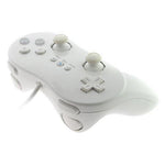 Controller For Nintendo Wii Classic Pro Remote Wireless joypad gamepad compatible replacement - White | ZedLabz - 4