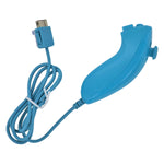 Controller for Nintendo Wii with Nunchuk wireless Motion Plus & silicone case & wrist strap - Blue | ZedLabz - 4