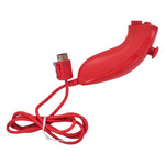 Controller for Nintendo Wii with Nunchuk wireless Motion Plus & silicone case & wrist strap - Red | ZedLabz - 3