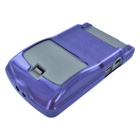 Cover case for GameBoy Color console protective TPU case - Clear Purple | ZedLabz - 1