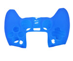 Cover grip for Sony PS5 controller soft silicone rubber skin with ribbed handle - Blue | ZedLabz - 6