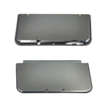 Cover plates for New 3DS XL Nintendo (2015) OEM top & bottom housing part | ZedLabz - black - 1