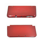 Cover plates for New 3DS XL Nintendo (2015) OEM top & bottom housing part | ZedLabz - red - 1