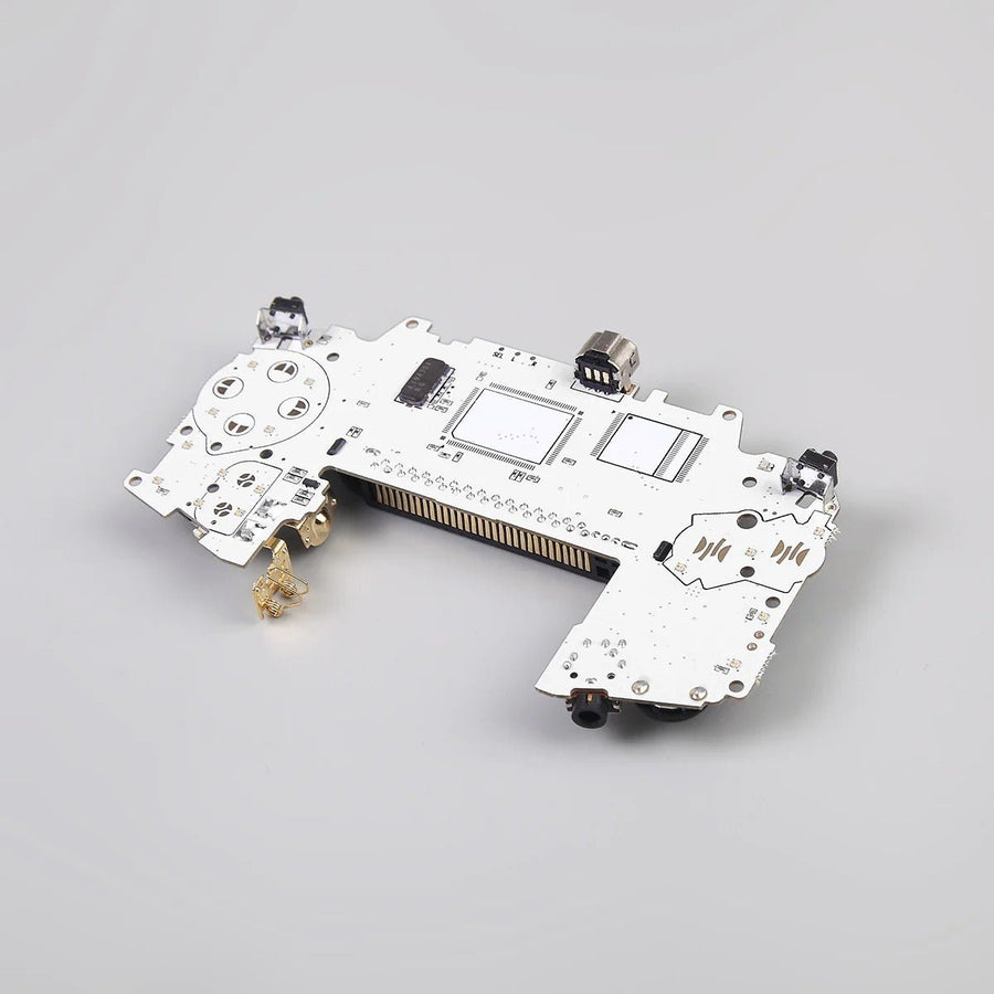 Custom upgraded motherboard replacement for Nintendo Game Boy Advance **No Core** - White [GBA AGB] | Funnyplaying - 1