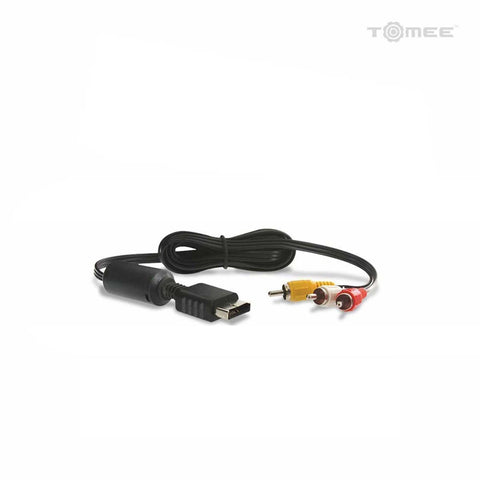 AV cable for Sony PS1, PS2 & PS3 audio video composite TV hookup lead | Tomee