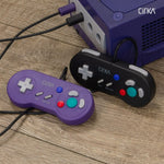 Digital wired controller gamepad for Nintendo GameCube & Game Boy Player 10ft - Black | Cirka - 5